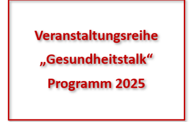 Programm Gesundheitstalk 2025